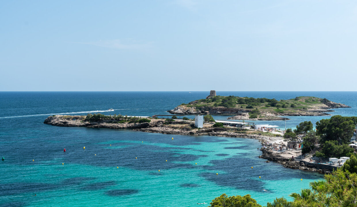 Blick auf die Küste von Illetas Bendinat auf Mallorca